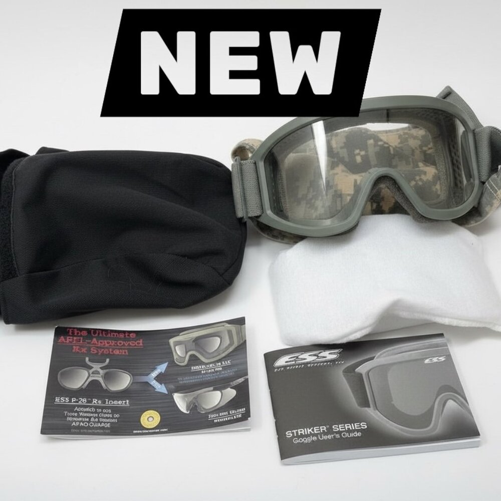 Burning Man! Military Grade ESS Eye Safety Wind Storm Goggles Striker Series